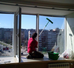 Мытье окон в однокомнатной квартире Багаевская